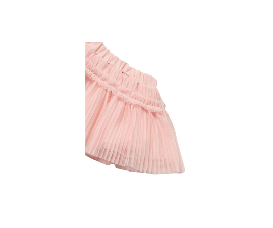 Conjunto Falda Tul Plisado Niña Pastel Mayoral