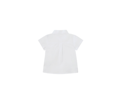 Camisa Manga Corta Bebes Blanco  Mayoral