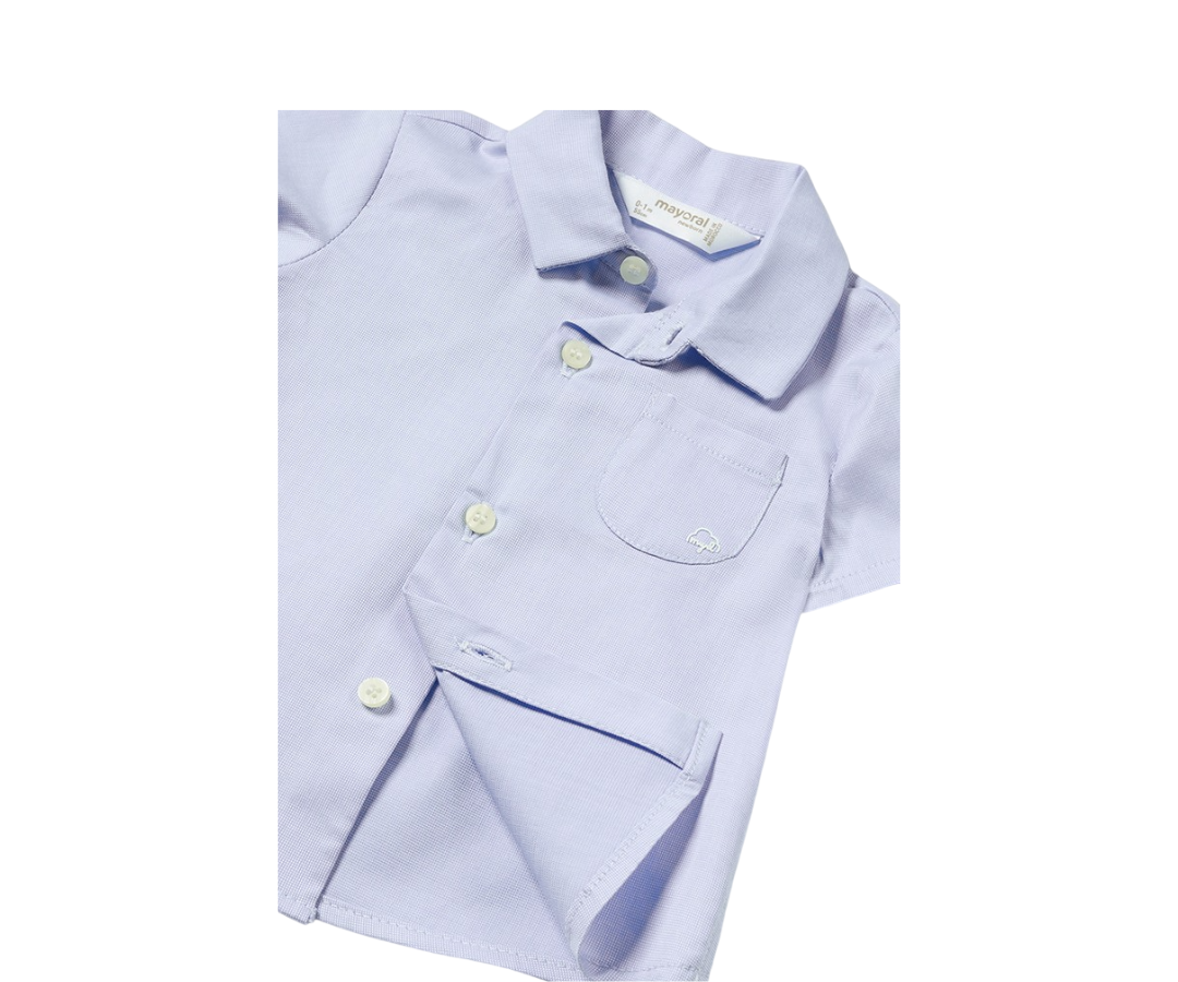 Camisa Manga Corta Bebes Oxford Mayoral