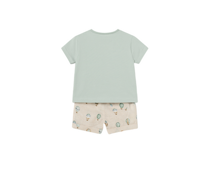 Pantalón Corto  Y Camiseta Bebes Jade Mayoral