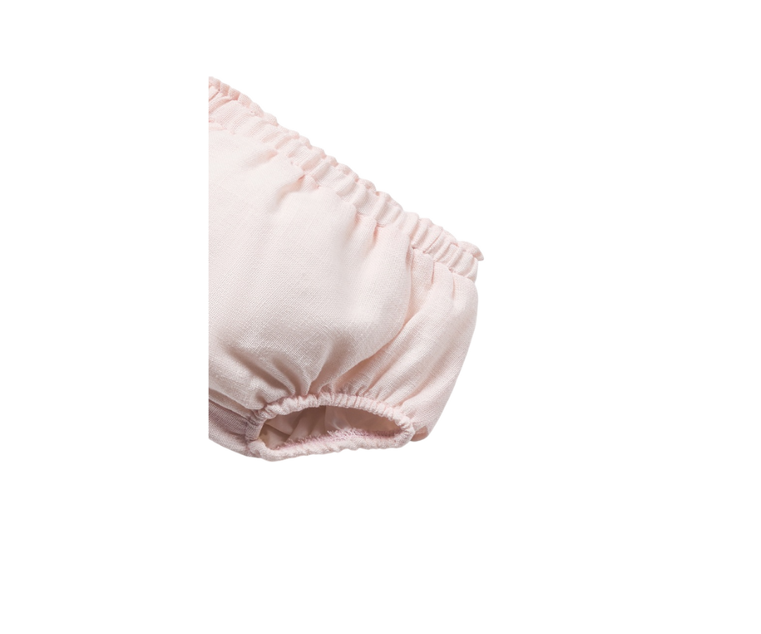 Conjunto Blusón Lino Bebas Nude Mayoral