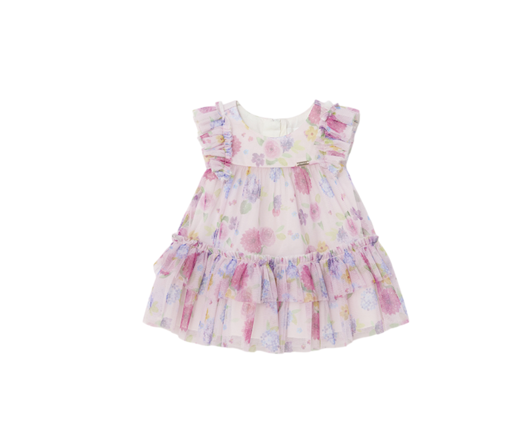 Vestido Tul Estampado  Bebas Lullaby Mayoral