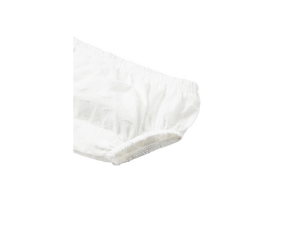 Vestido Jacquard  Lunar Bebas Blanco Mayoral