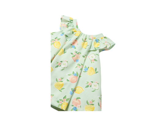 Vestido Estampado  Saten Bebas Pera Mayoral
