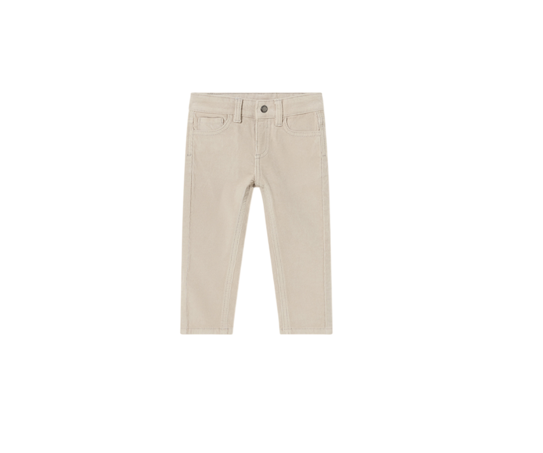 Pantalón Pana Slim Fit Básico Yeso Mayoral