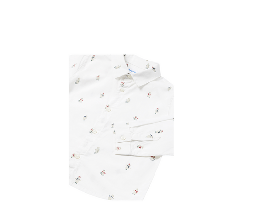 Camisa M/L Estampada Osos Mayoral