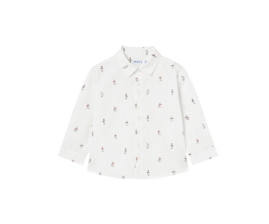 Camisa M/L Estampada Osos Mayoral