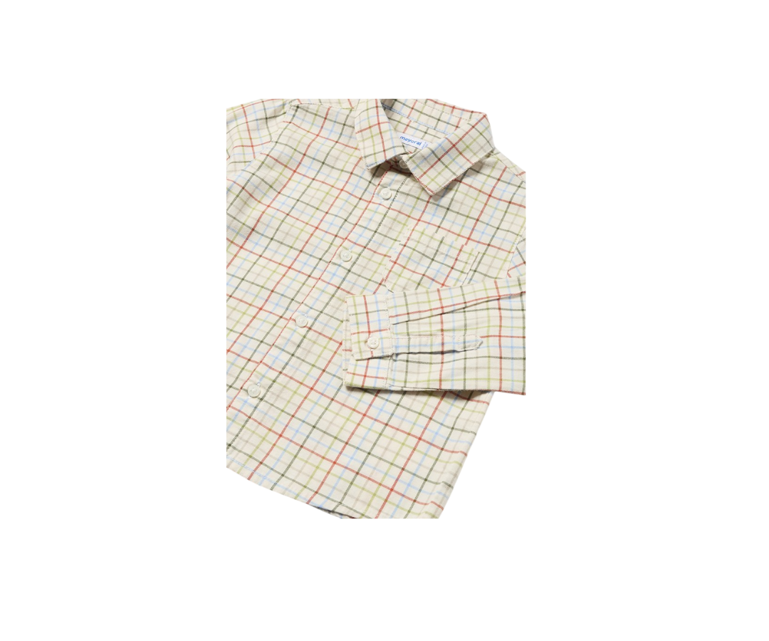 Camisa M/L Cuadros Viella Bosque Mayoral