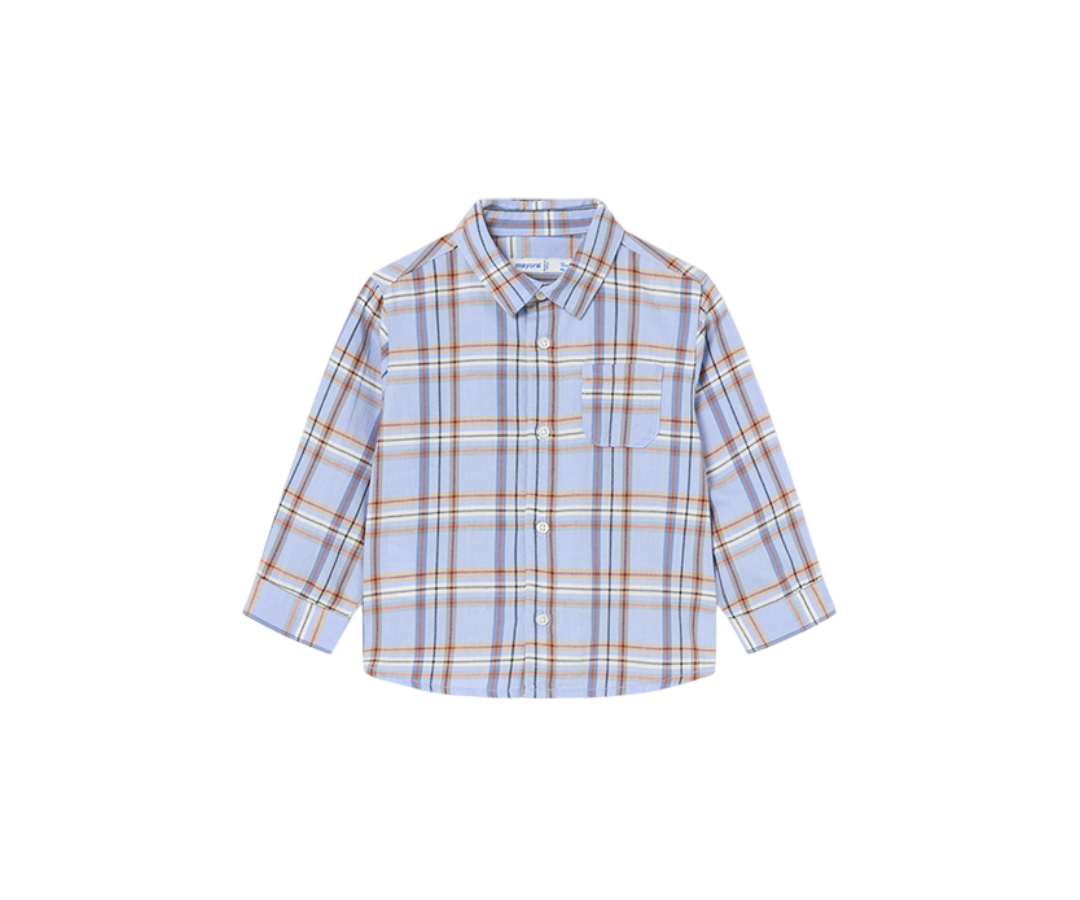 Camisa M/L Cuadros Viella Plomo Mayoral