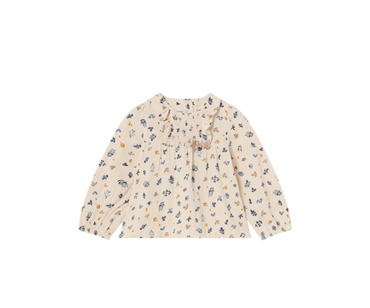 Blusa Gasa Estampada Garbanzo   Mayoral