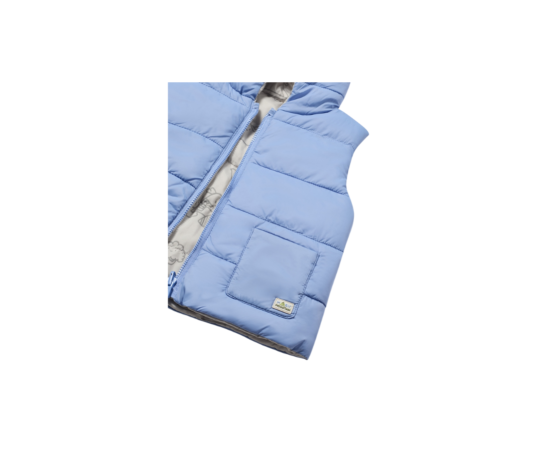 Chaleco Reversible Celeste Mayoral
