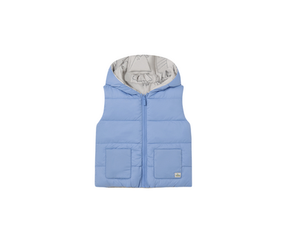 Chaleco Reversible Celeste Mayoral