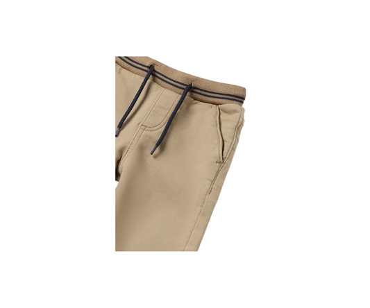 Pantalón Jogger Sarga Soft Almendra Mayoral