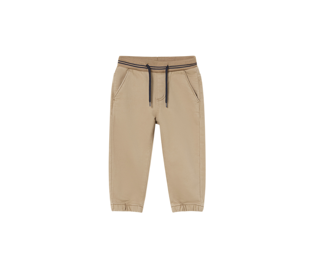 Pantalón Jogger Sarga Soft Almendra Mayoral