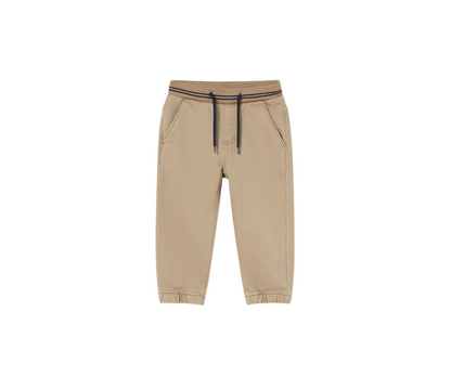 Pantalón Jogger Sarga Soft Almendra Mayoral