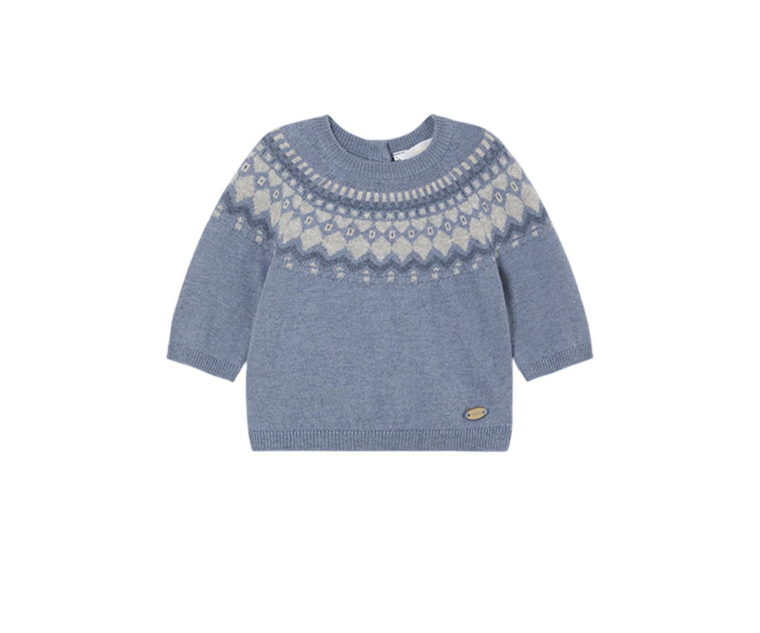 Jersey Jacquard Mid Blue  Mayoral