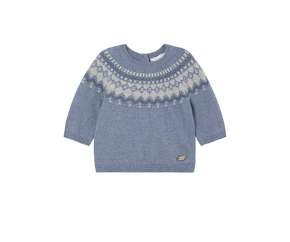 Jersey Jacquard Mid Blue  Mayoral