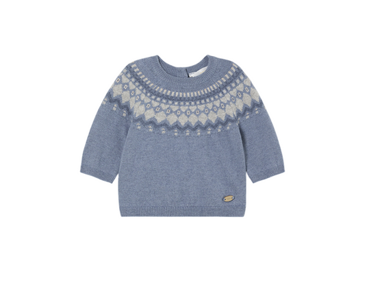 Jersey Jacquard Mid Blue  Mayoral