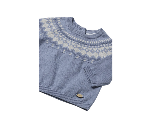 Jersey Jacquard Mid Blue  Mayoral