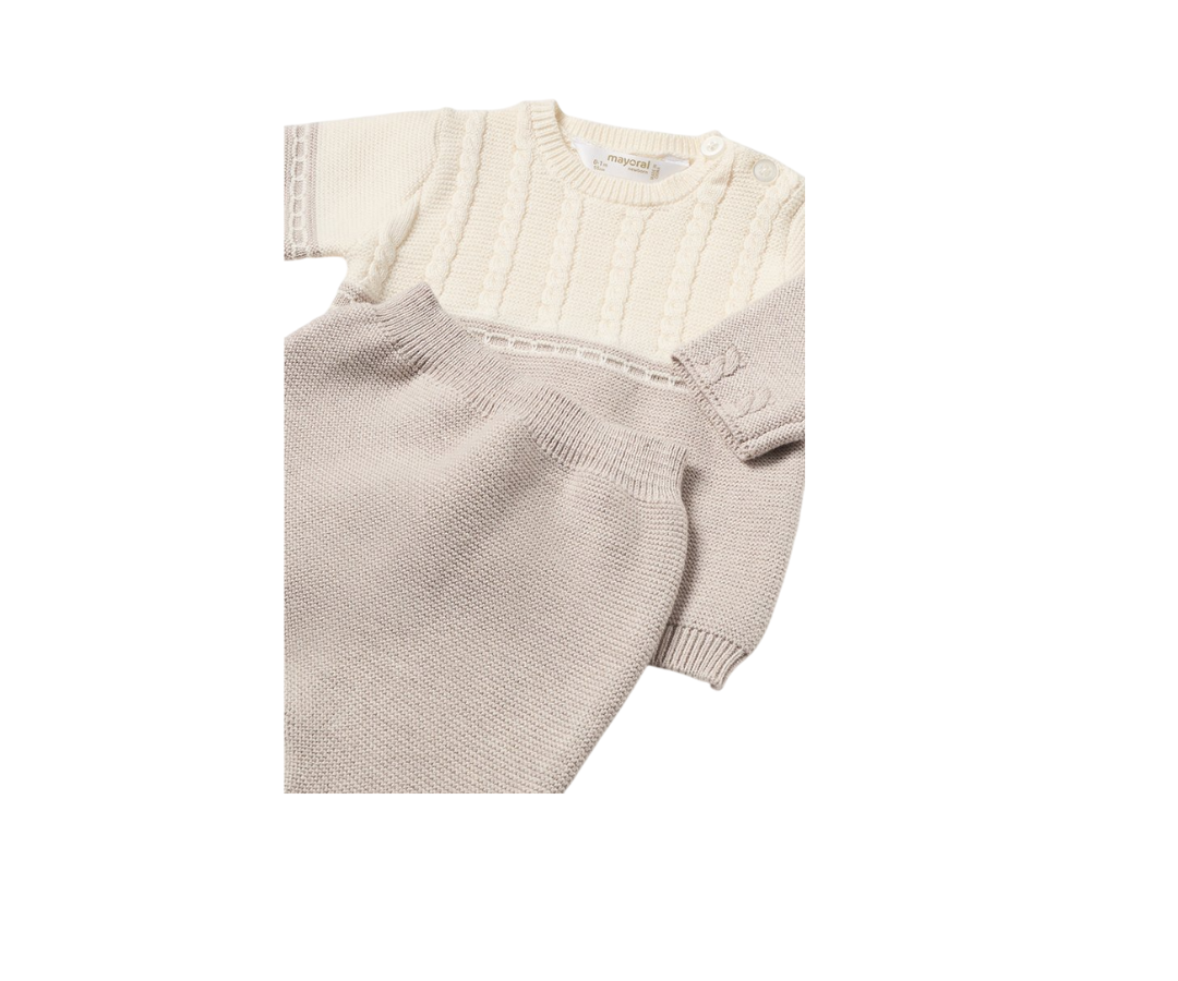 Conjunto Polaina Tricot Nuez Vig Mayoral