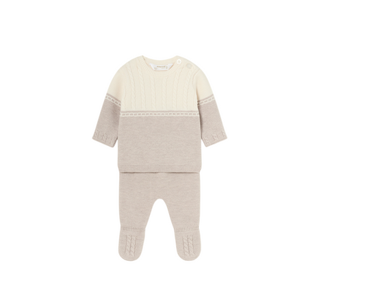 Conjunto Polaina Tricot Nuez Vig Mayoral