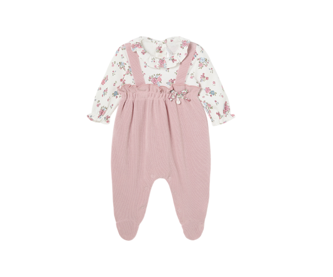 Pelele Peto Rosa Baby Mayoral