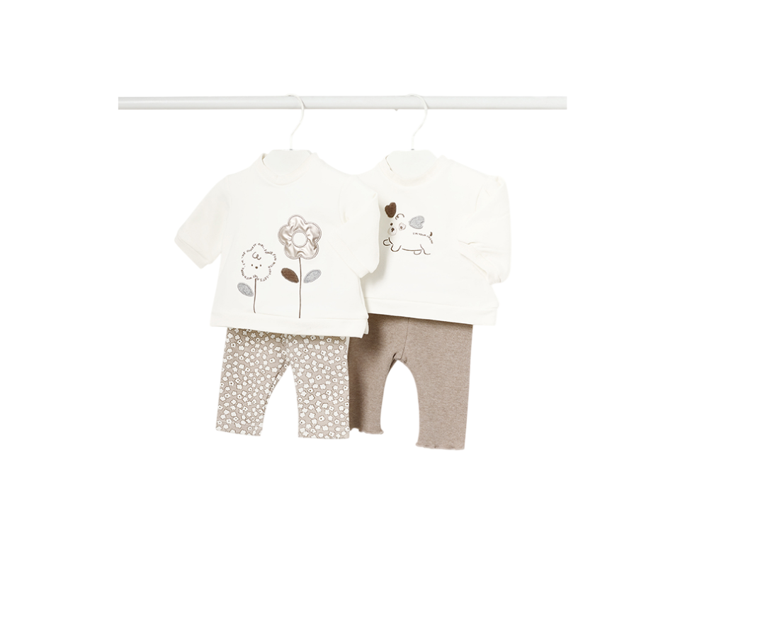 Conjunto Leggings 4 Piezas Tiramisú  V Mayoral