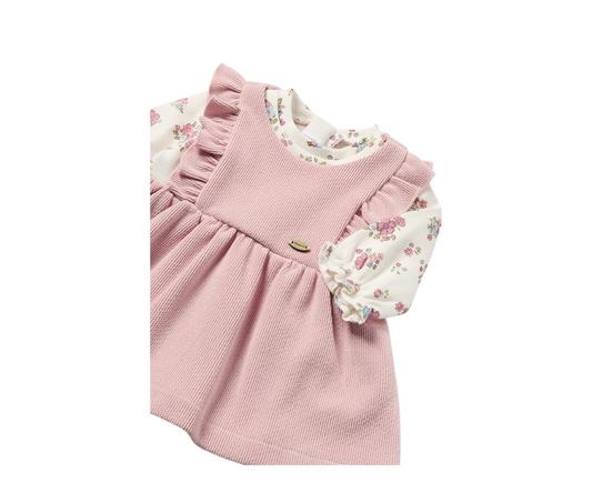 Pelele Falda Peto Rosa Baby Mayoral