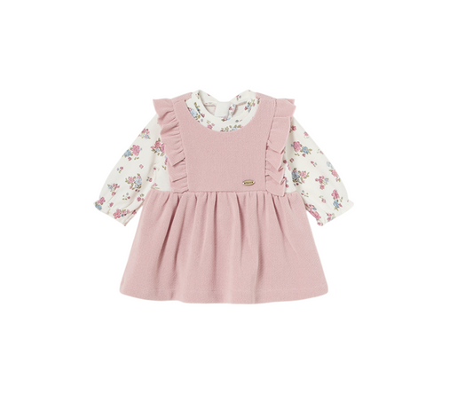 Pelele Falda Peto Rosa Baby Mayoral