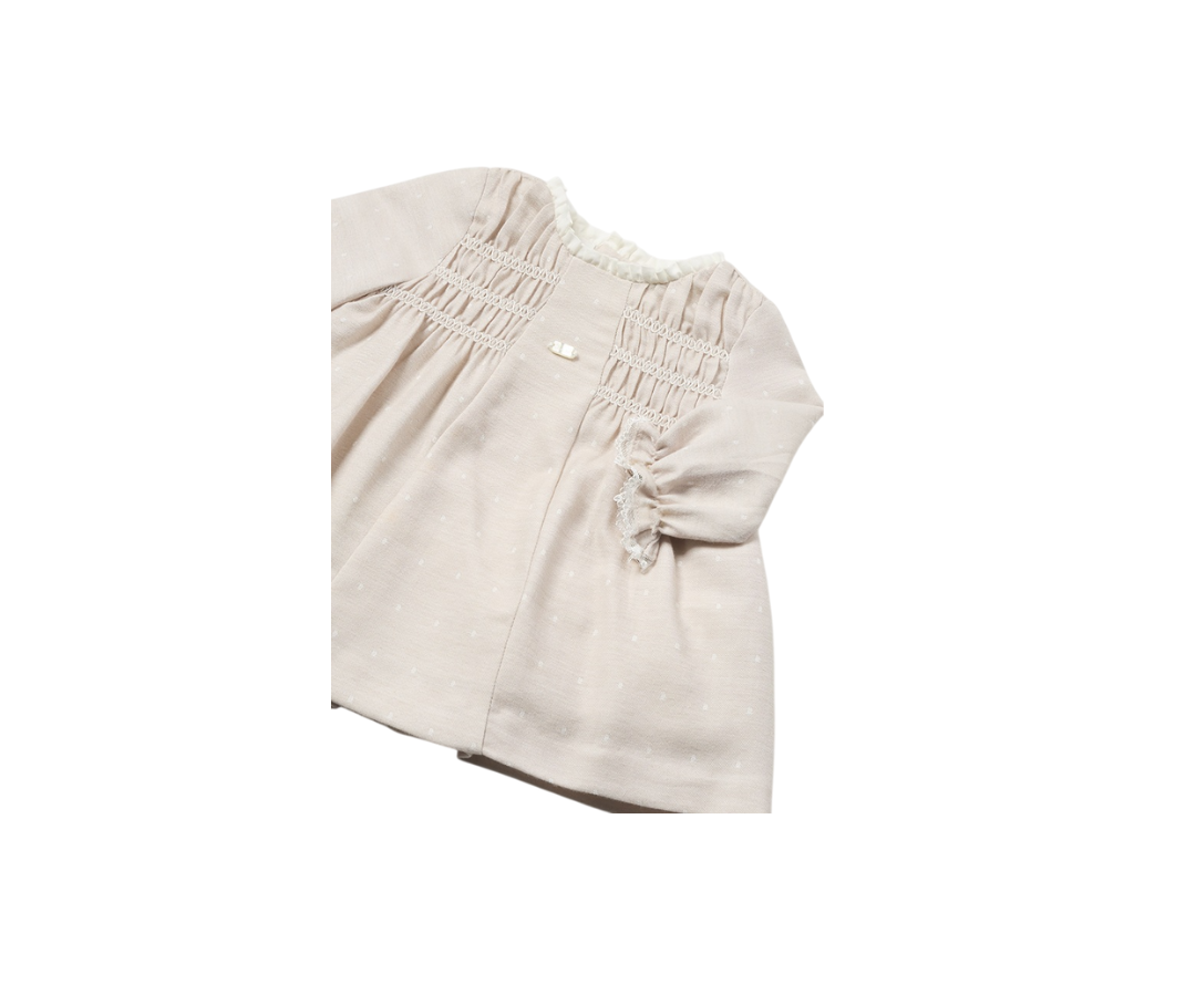 Vestido Nido De Abeja Nuez Mayoral