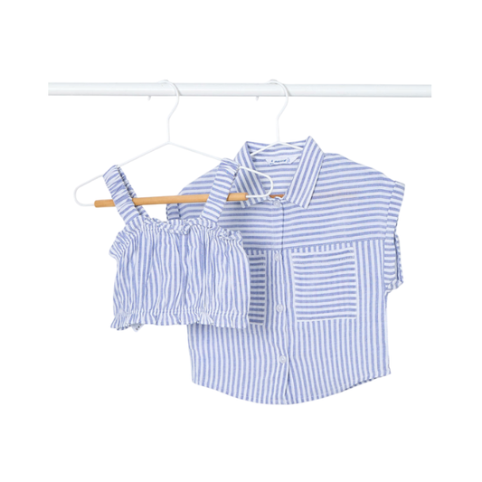 Bluson 2 piezas rayas Indigo - Mayoral