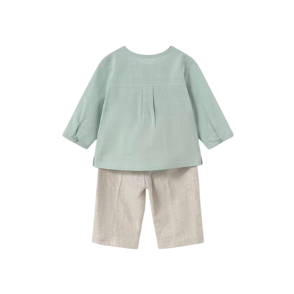 Conj. Pantalón Largo y Camisa Jade-Lino - Mayoral