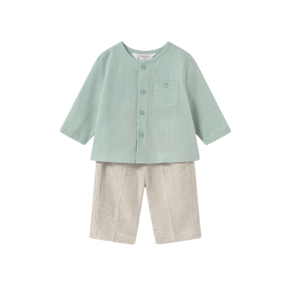 Conj. Pantalón Largo y Camisa Jade-Lino - Mayoral