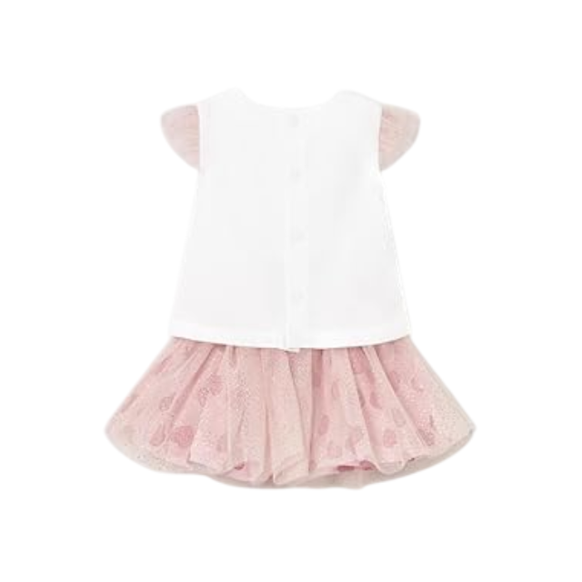Conj. Falda Tul Rosa baby - Mayoral