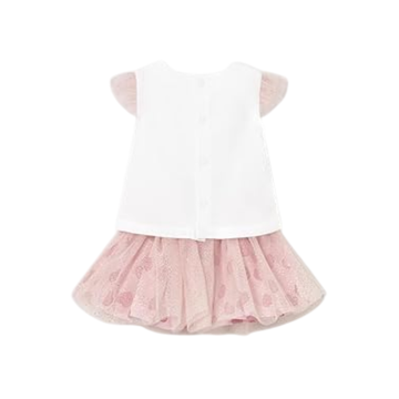 Conj. Falda Tul Rosa baby - Mayoral