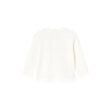 Camiseta M/L Niña | Nata - Mayoral