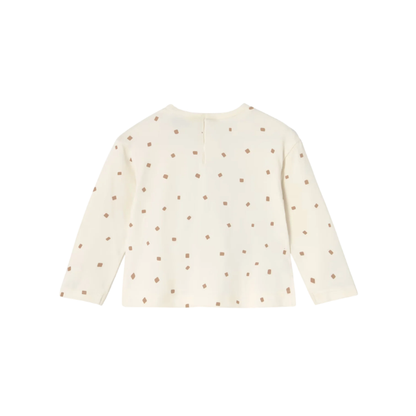Camiseta M/L Estampada Niña | Macchiato - Mayoral