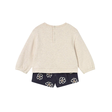 Conj. Bermuda Punto Jacquard | Niña - Mayoral
