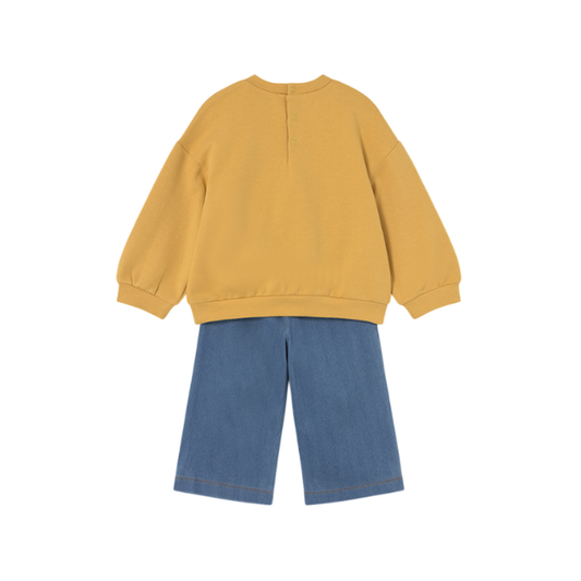 Conjunto Pantalón Largo Niña | Miel - Mayoral
