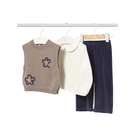 Conjunto Pantalón Chaleco Tricot | Marino - Mayoral