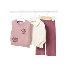 Conjunto Pantalón Chaleco Tricot | Rosado - Mayoral
