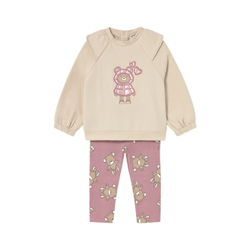 Conjunto Leggings Pullover  Niña | Orquídea - Mayoral