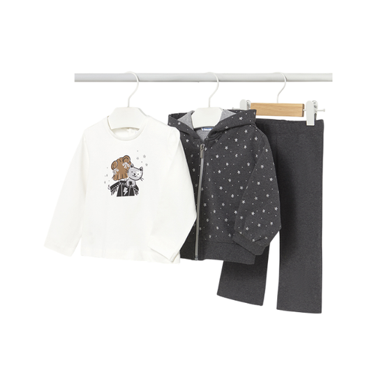 Conjunto 3 Piezas Niña | Plomo Vig - Mayoral