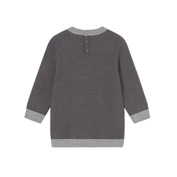 Vestido Tricot Jacquard Niña | Plomo Vig - Mayoral