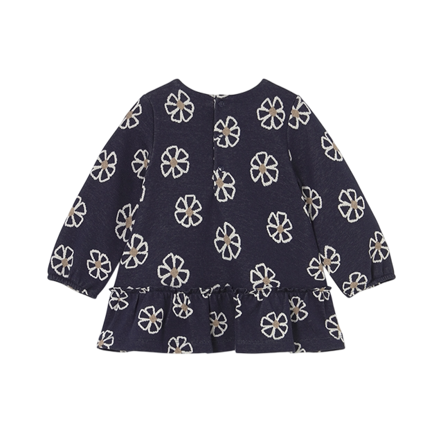 Vestido Punto Jacquard | Marino - Mayoral