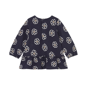 Vestido Punto Jacquard | Marino - Mayoral
