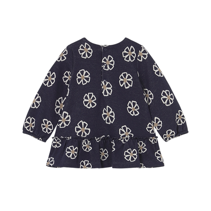 Vestido Punto Jacquard | Marino - Mayoral