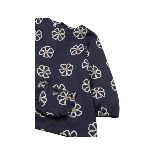 Vestido Punto Jacquard | Marino - Mayoral