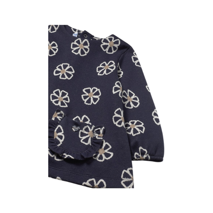 Vestido Punto Jacquard | Marino - Mayoral