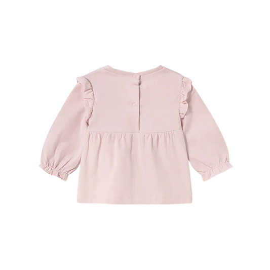 Camiseta M/L Niña | Rosa Baby - Mayoral